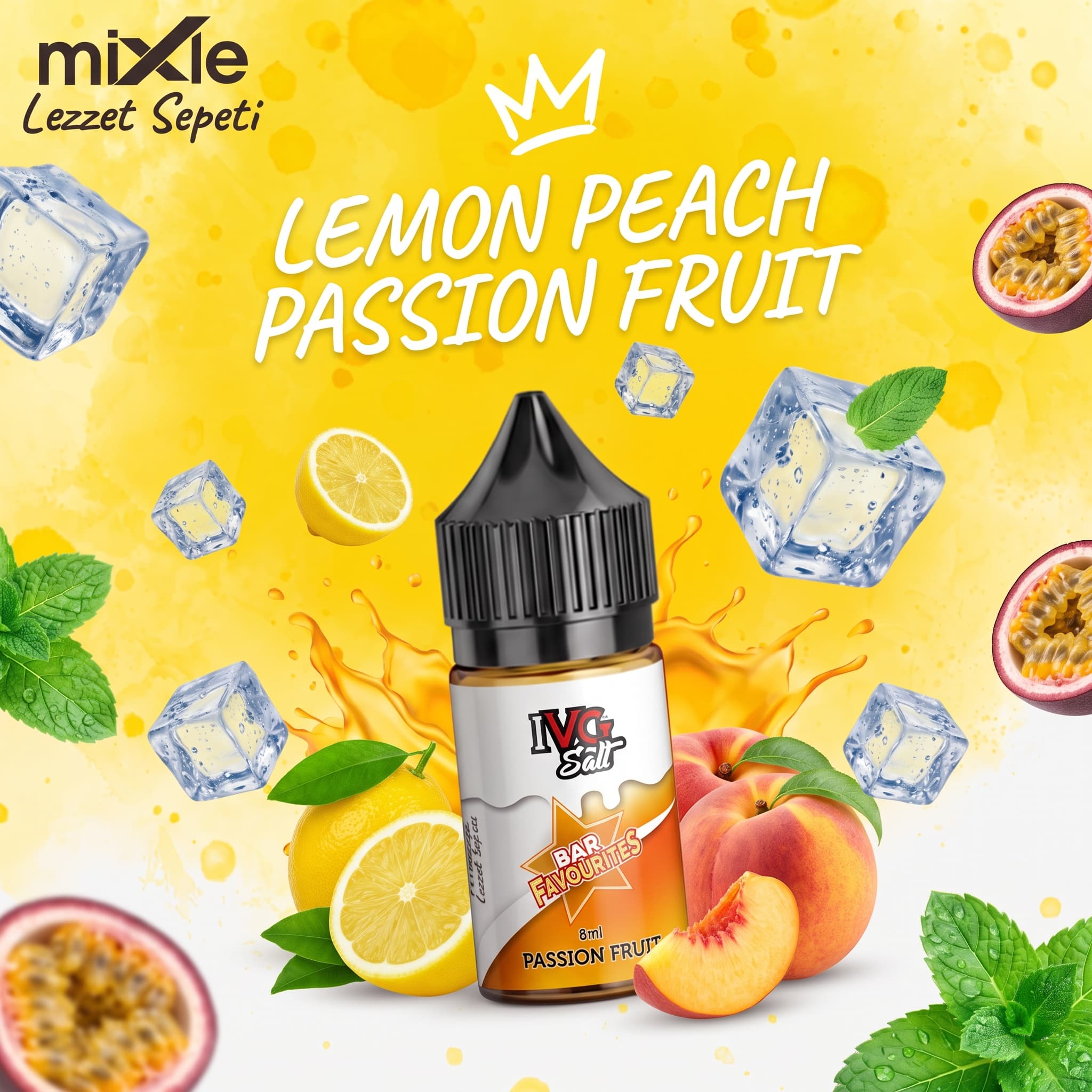 IVG Salt – Lemon Peach Passion Fruit
