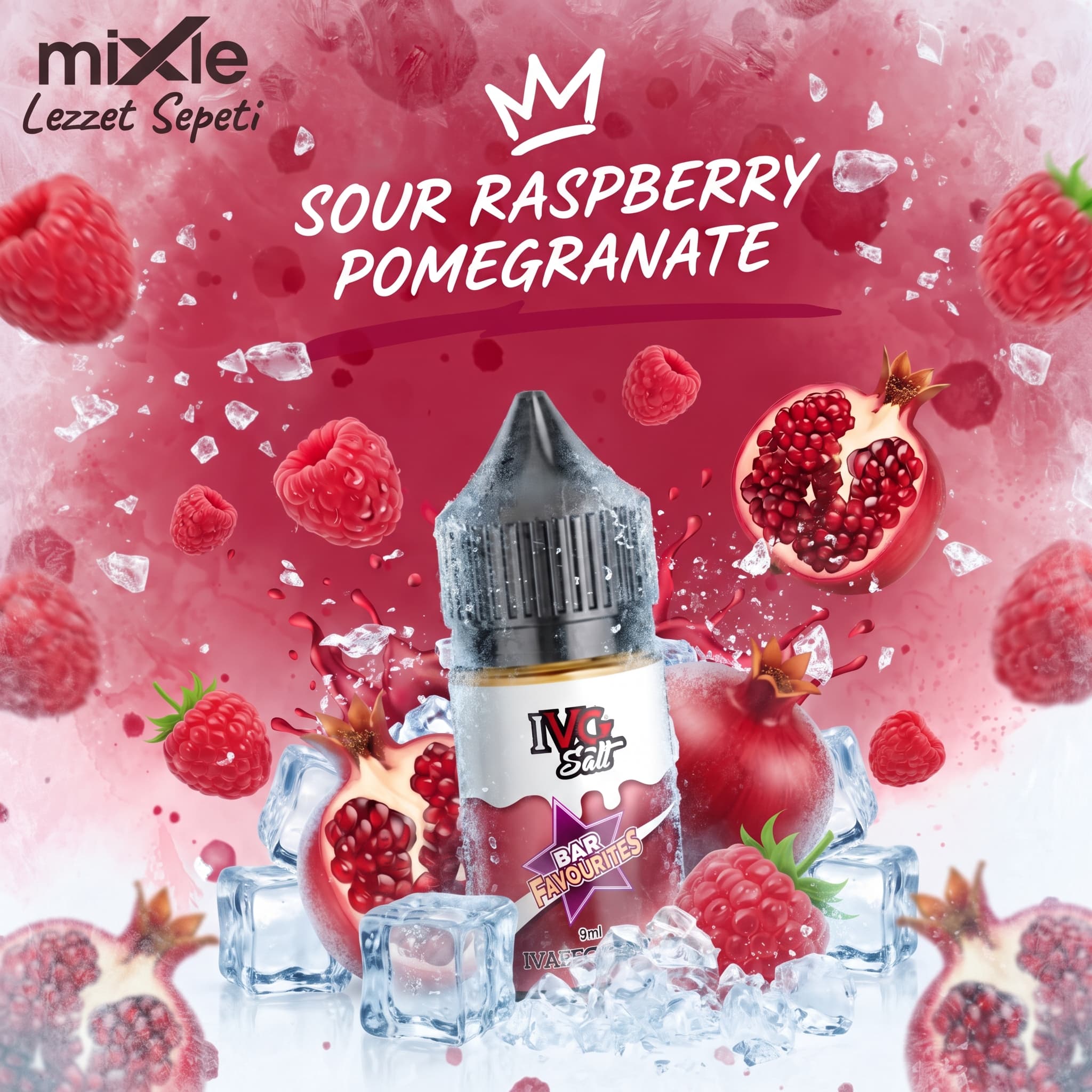 IVG Salt – Sour Raspberry Pomegranate