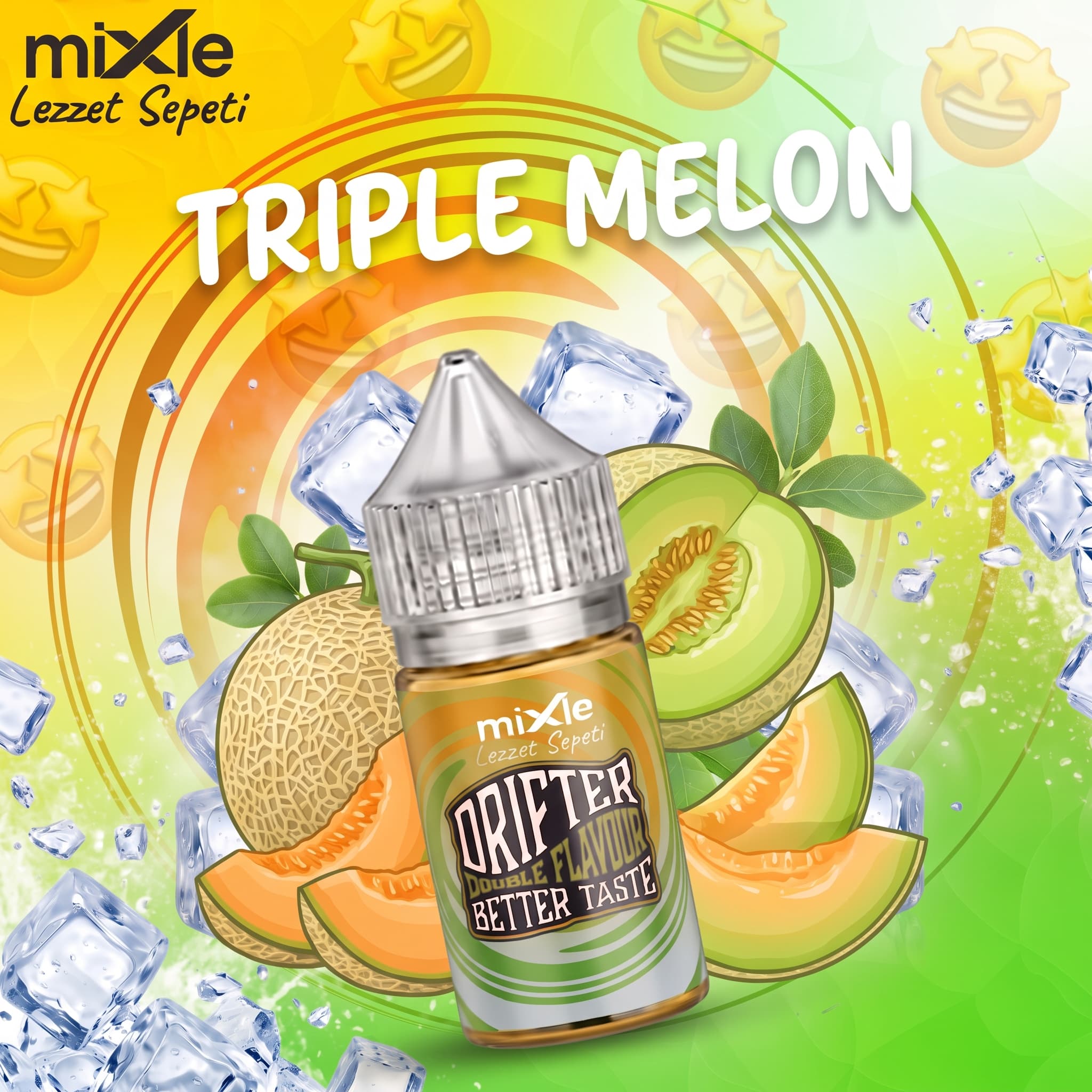 Triple Melon – Drifter Bar Aroma — 30 ml Diykit (9 ml aroma)
