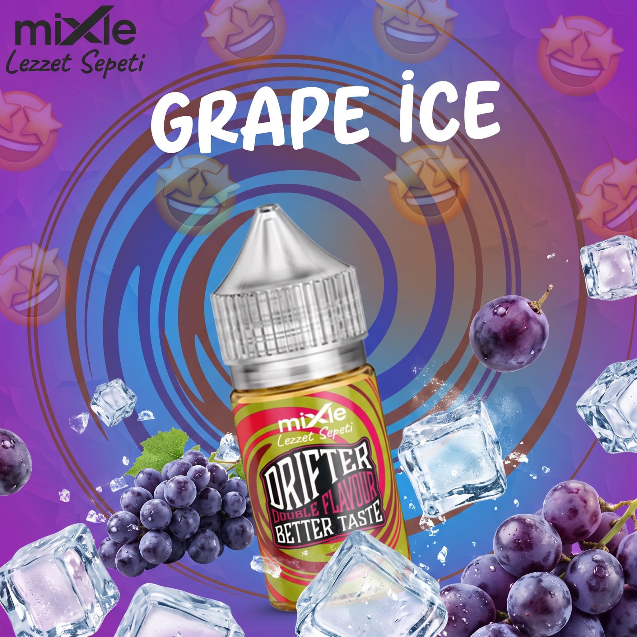Grape Ice – Drifter Bar Aroma — 30 ml Diykit (9 ml aroma)