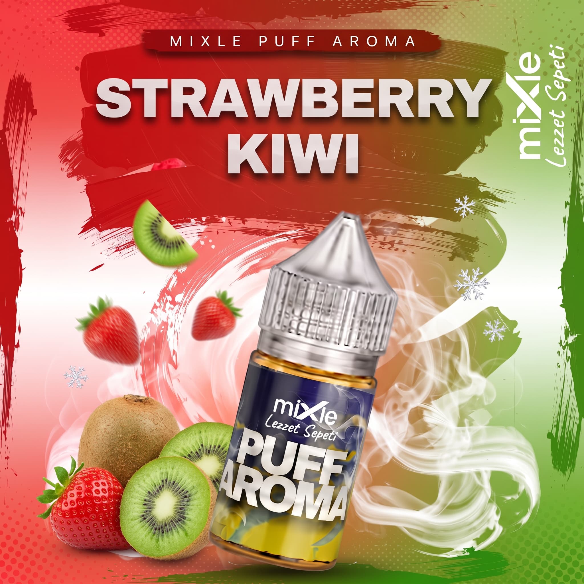 Strawberry Kiwi – Mixle Puff Aroma — 30 ML Diykit (7.5 ml aroma)