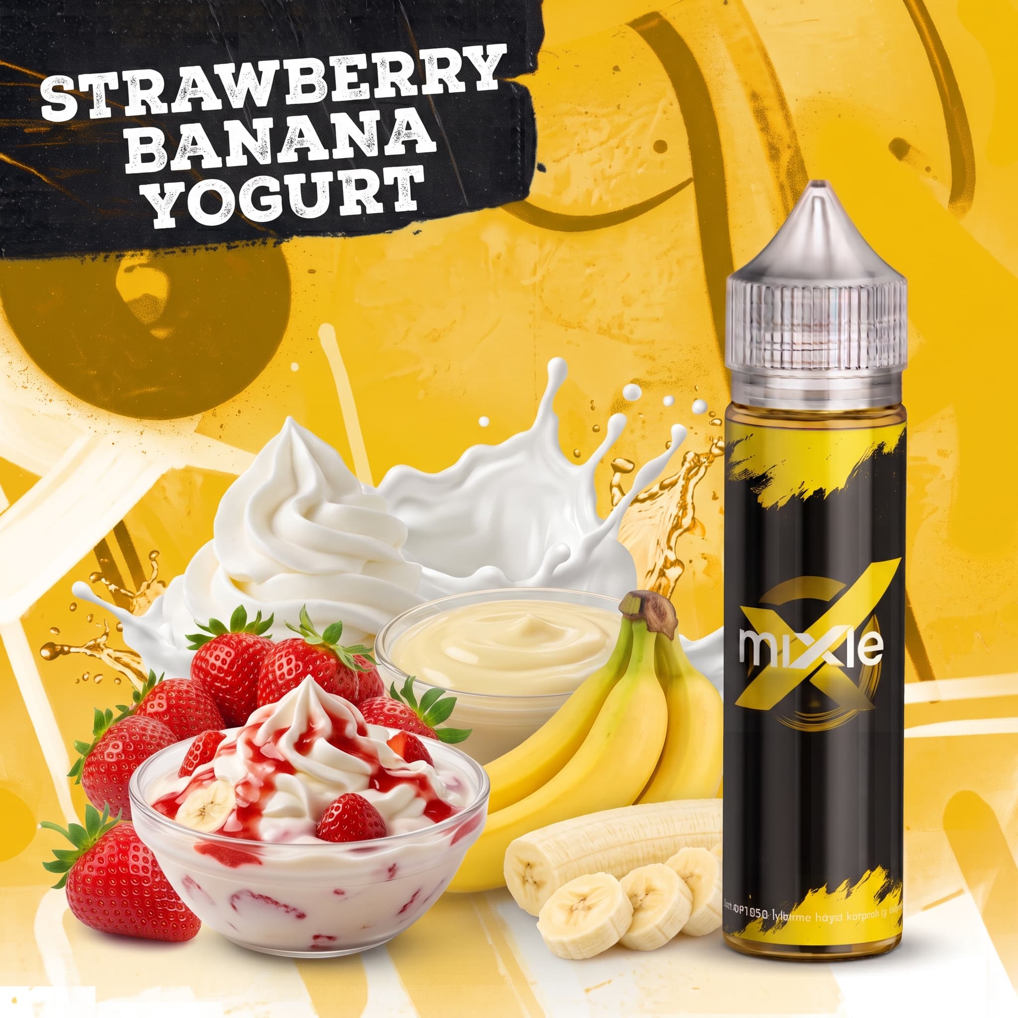 Strawberry Banana Yogurt Mix Aroma — 30 ml Diykit (6 ml aroma)