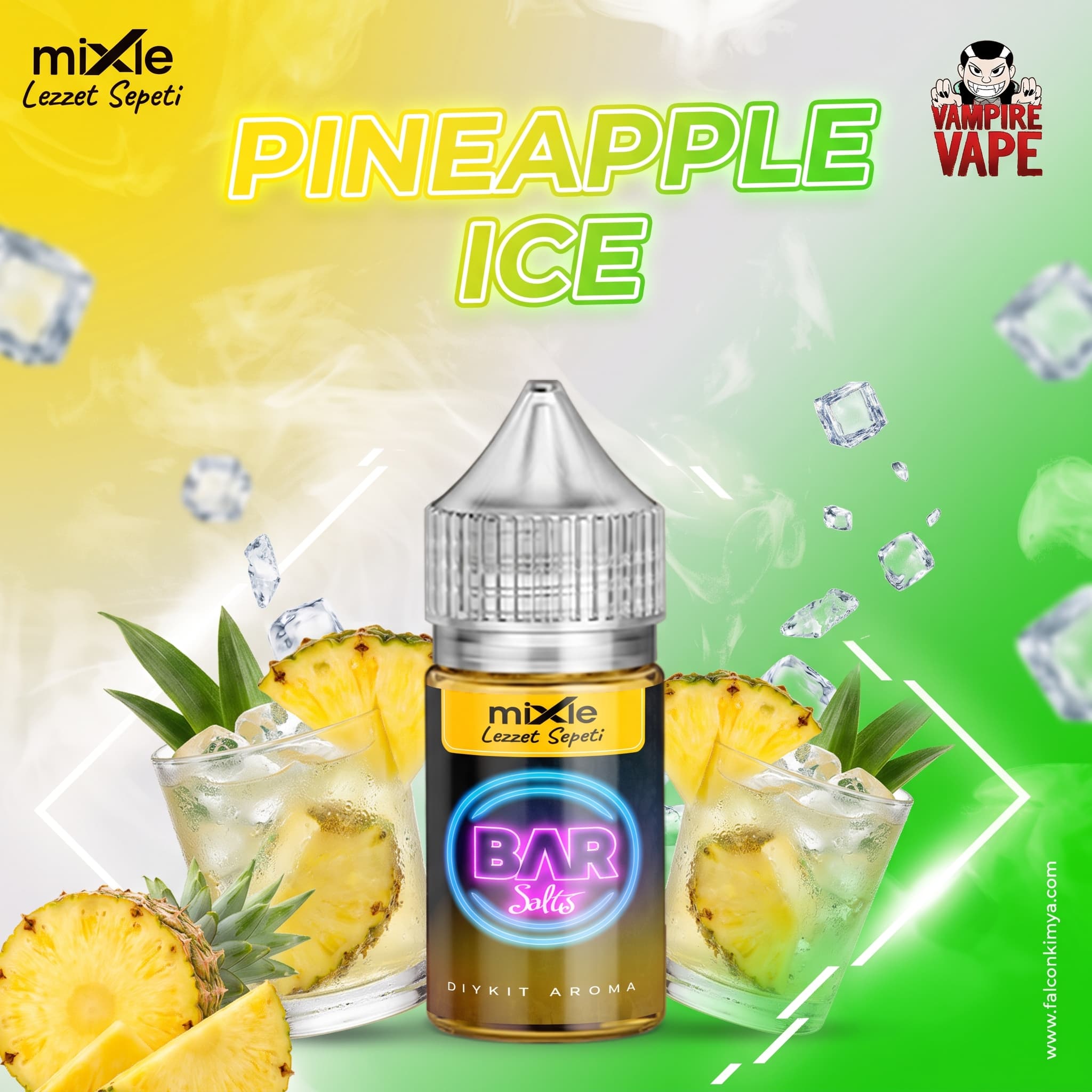 Pineapple Ice Vampire Vape Bar Salts — 30 ML Diykit (7.5 ml aroma)