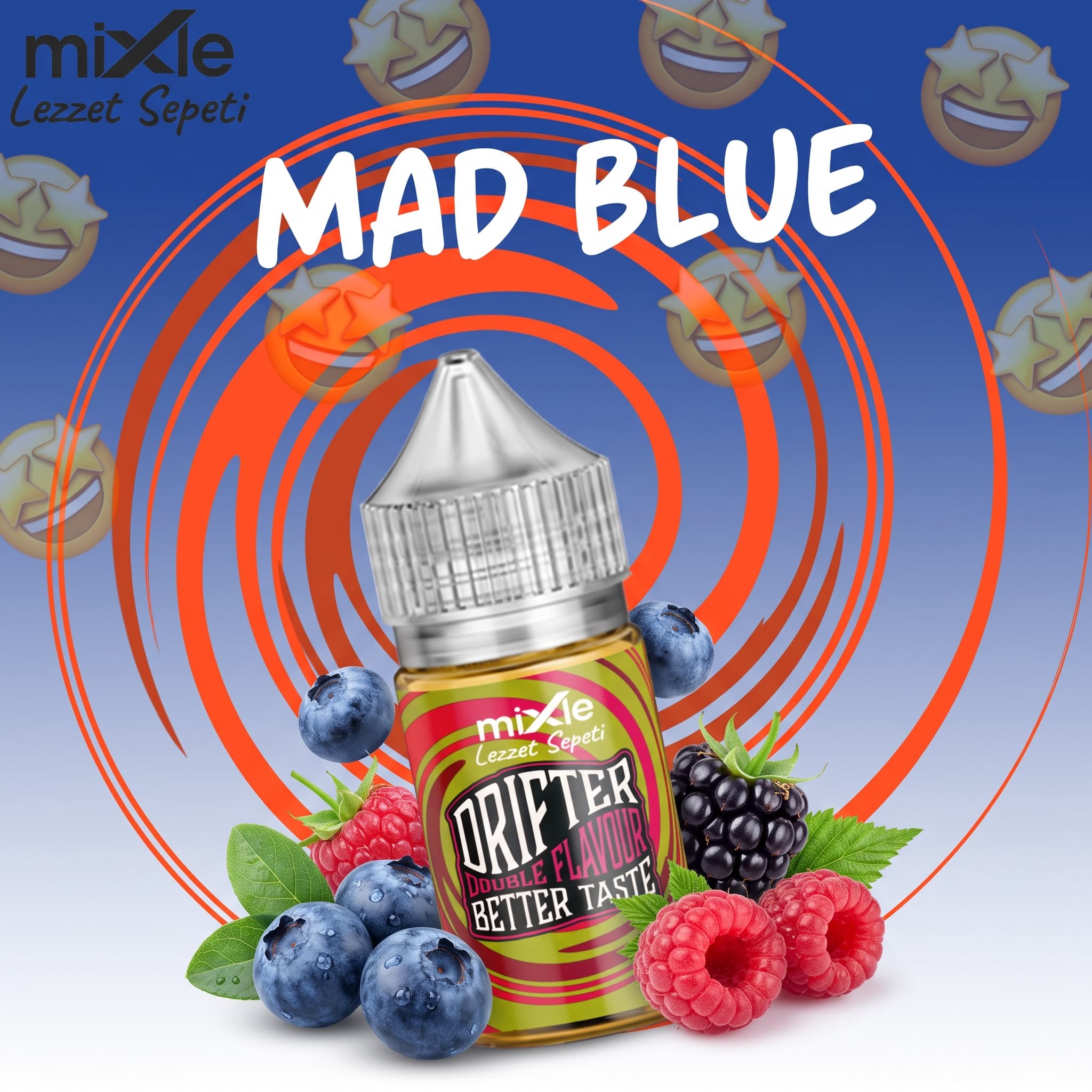 Mad Blue – Drifter Bar Aroma — 30 ml Diykit (9 ml aroma)