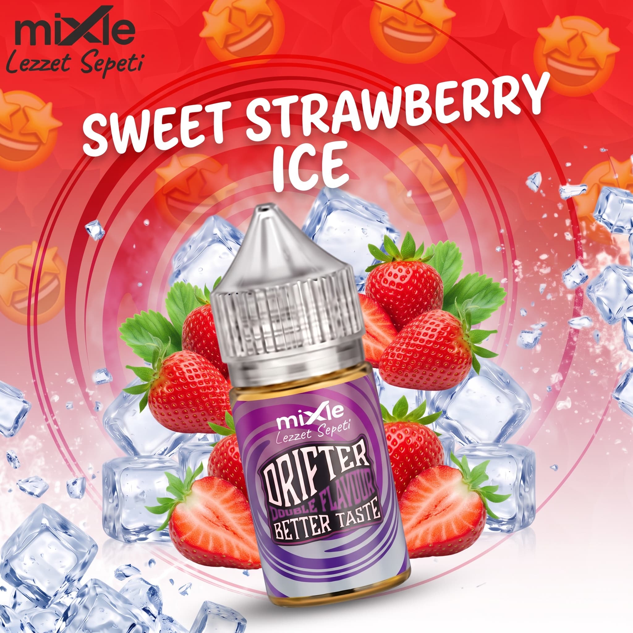 Sweet Strawberry Ice – Drifter Bar Aroma — 30 ml Diykit (9 ml aroma)