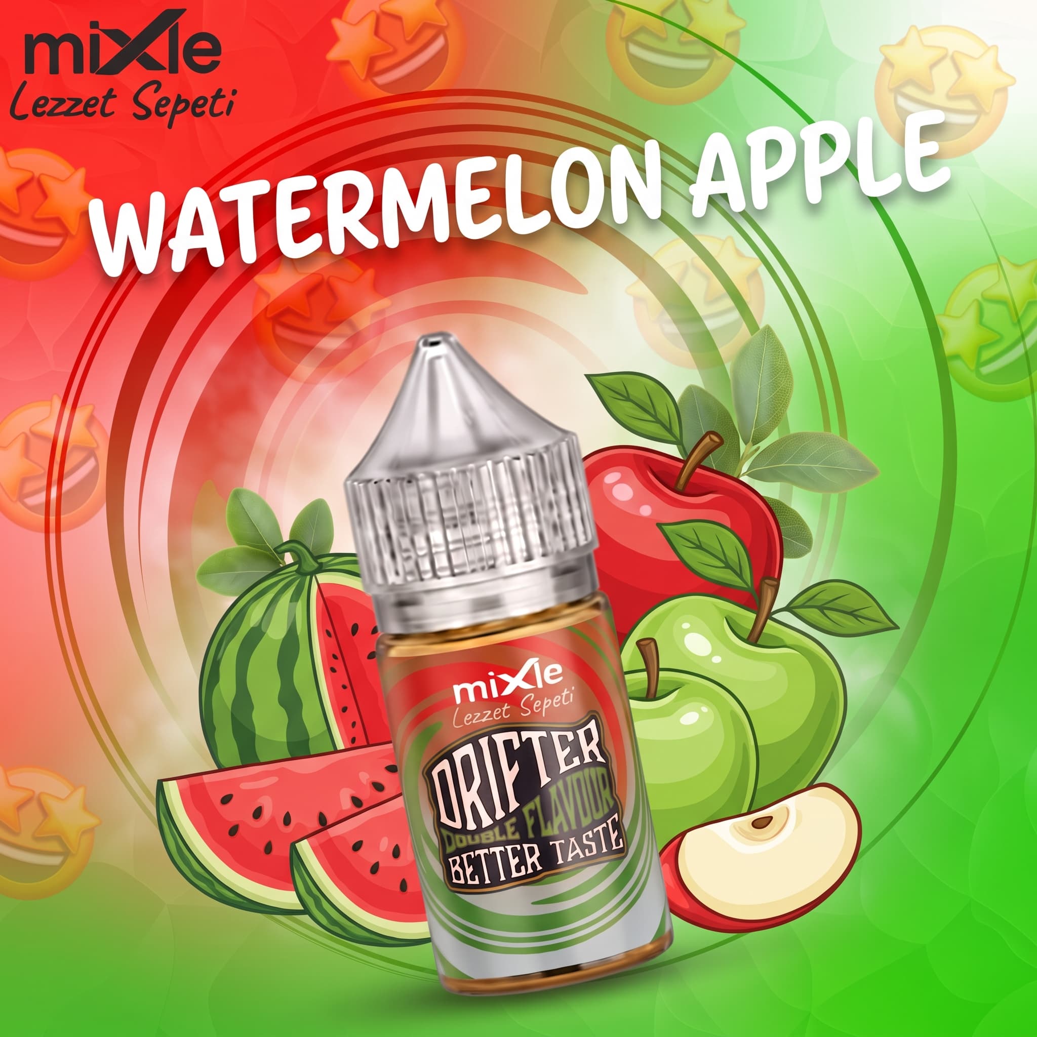Watermelon Apple – Drifter Bar Aroma — 30 ml Diykit (9 ml aroma)