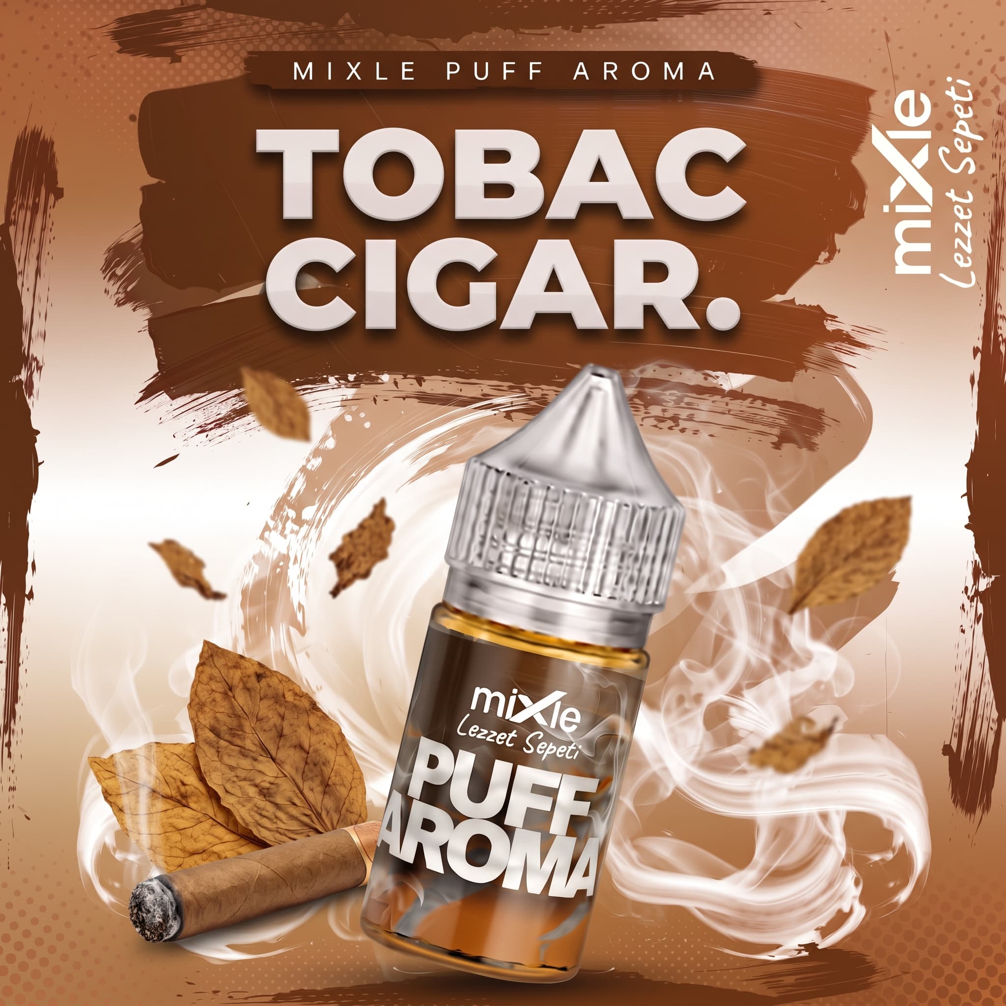 Tobac Cigar– Mixle Puff Aroma — 30 ML Diykit (7.5 ml aroma)